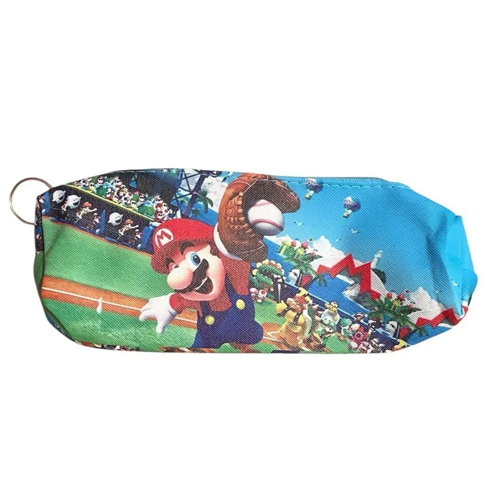 Mario Playing Baseball Pencil Case